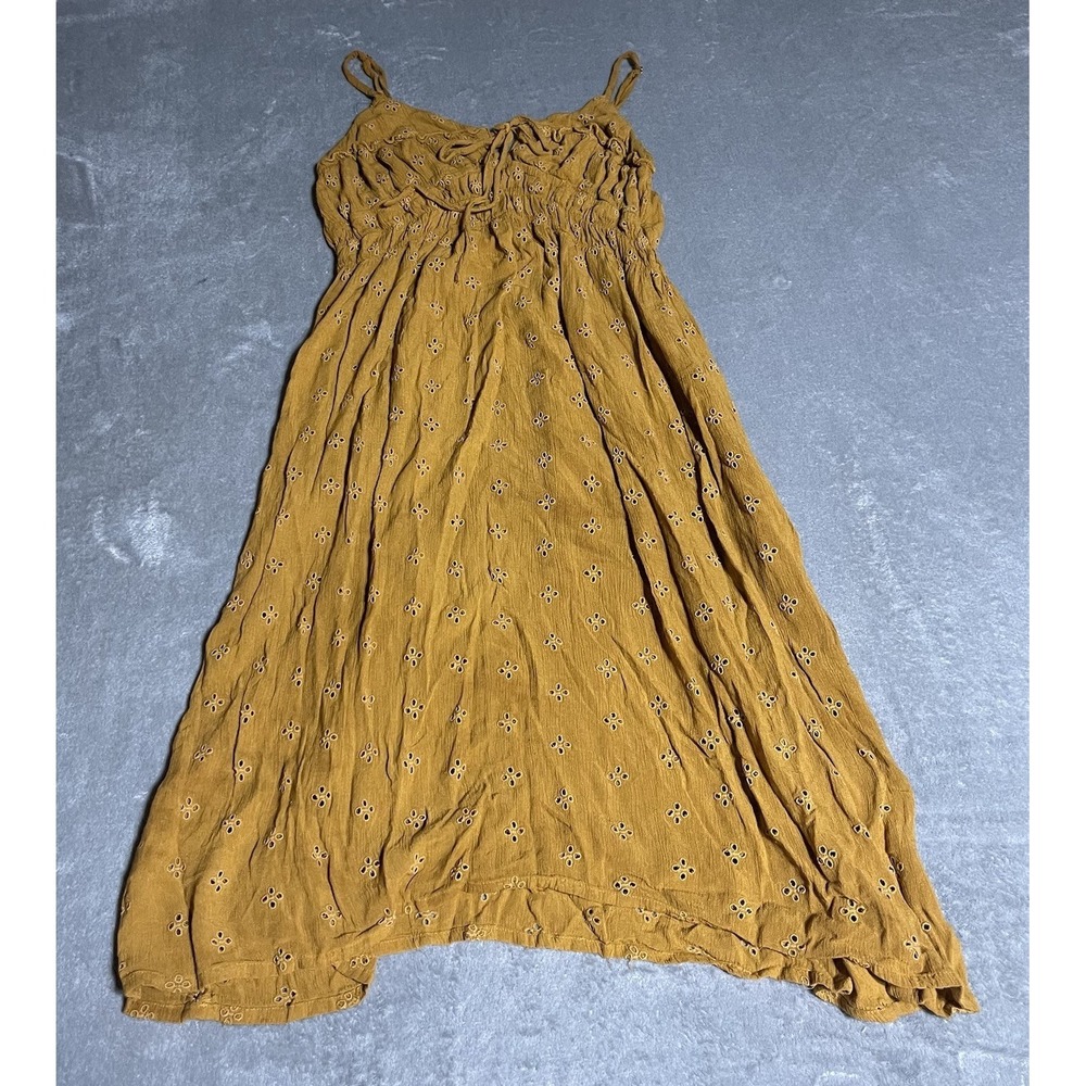 Earthbound‎ Trading Company Dress Womens Small Eyelet Boho Beach